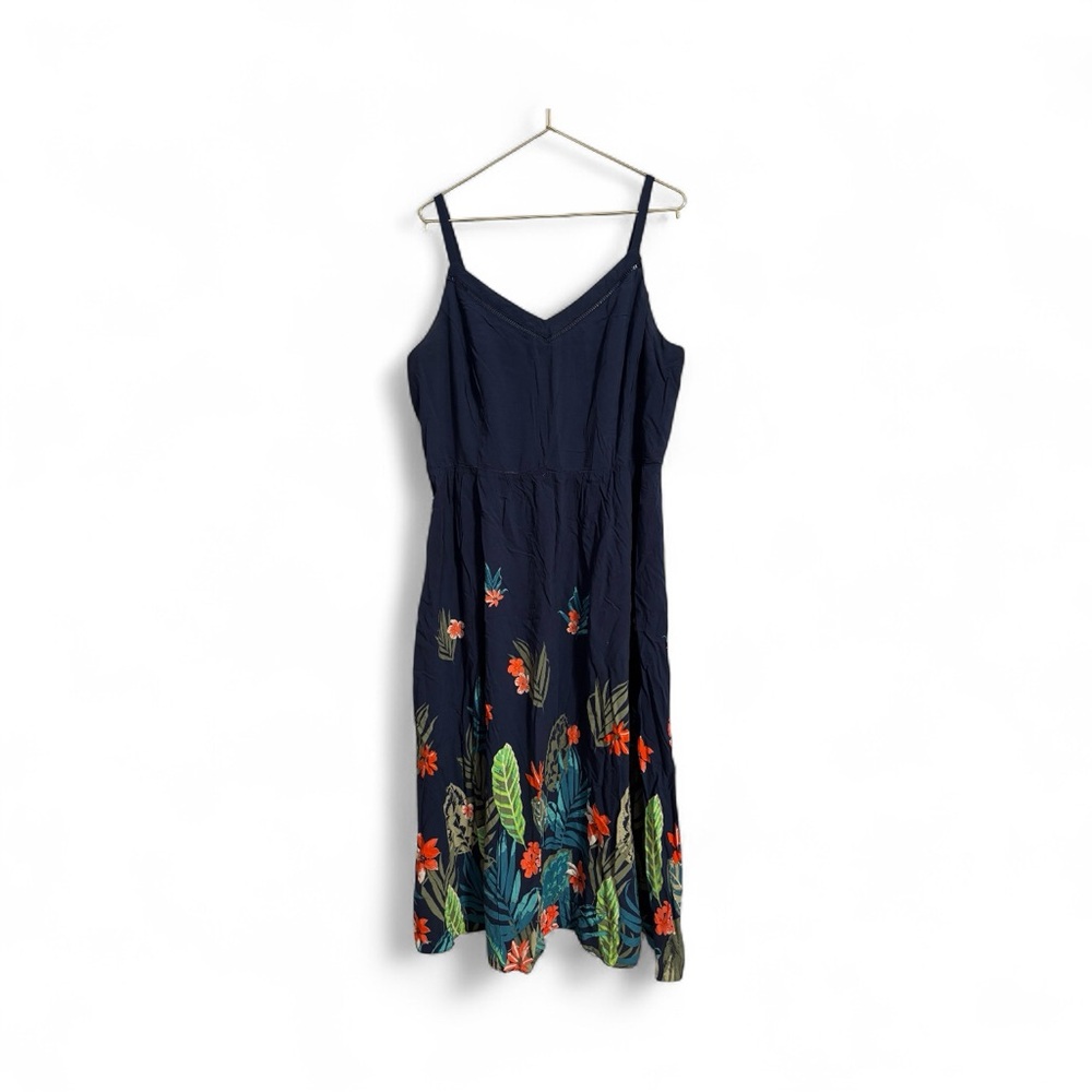 Old Navy Navy Floral Dress